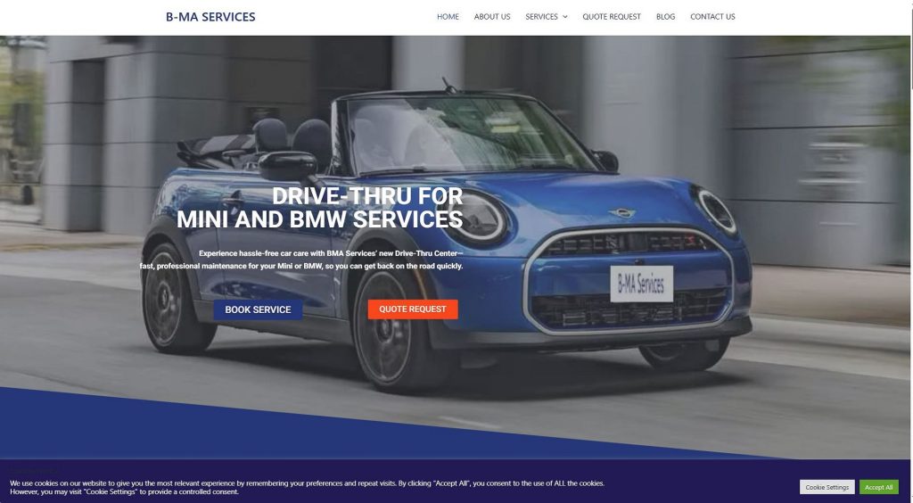 B-MA Services Website